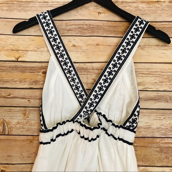 NWT- JCrew Embroidered Criss Cross Maxi Dress - Picture 6 of 8